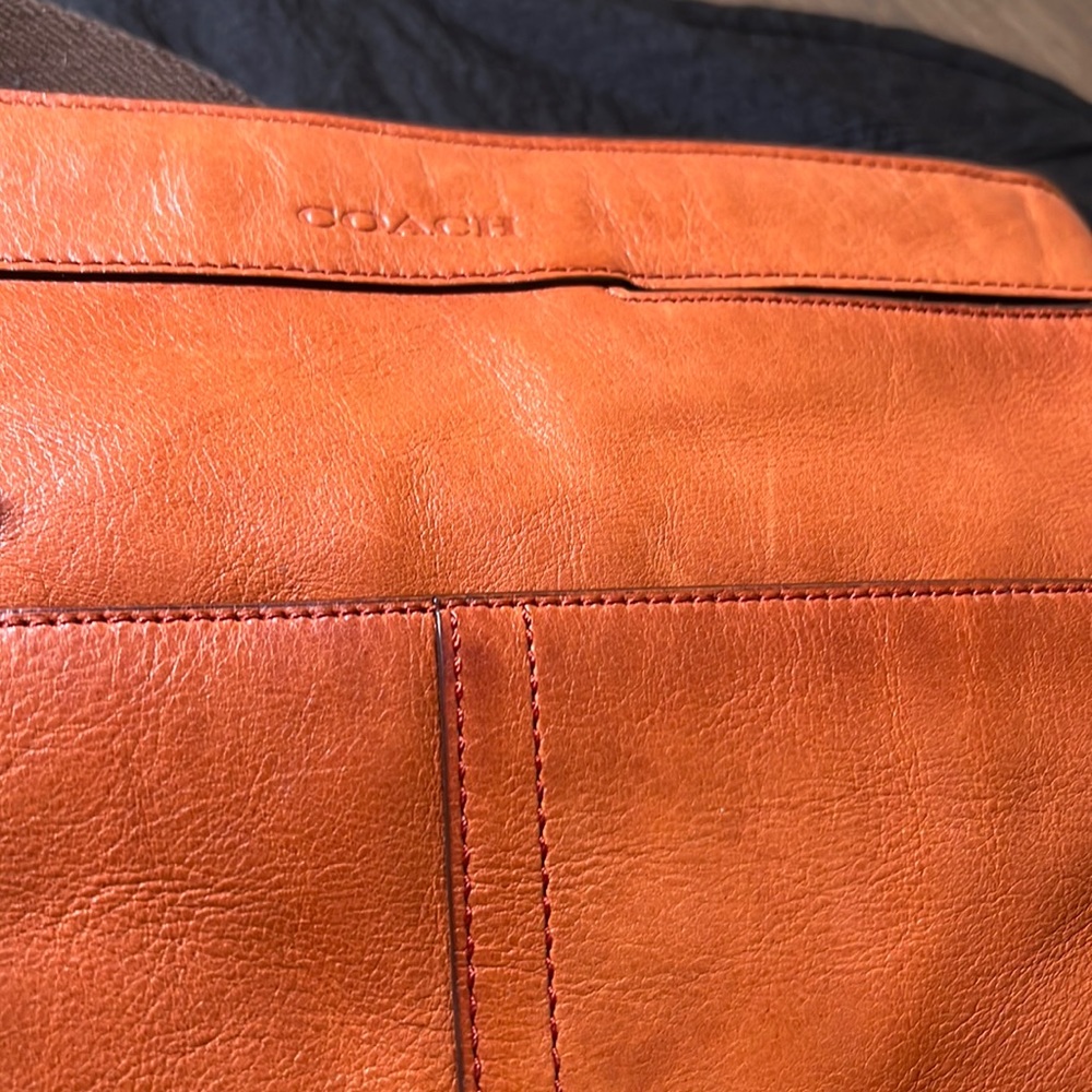Leather Coach Crossbody Excellent Condition